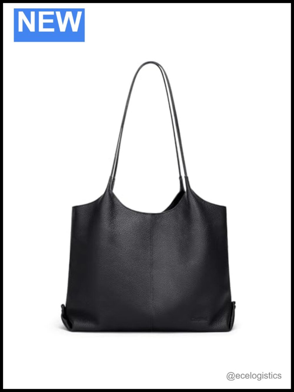 Genuine Leather Hobo Tote Bag Shoulder Purse with Pockets